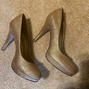 Gold Heels Size 9